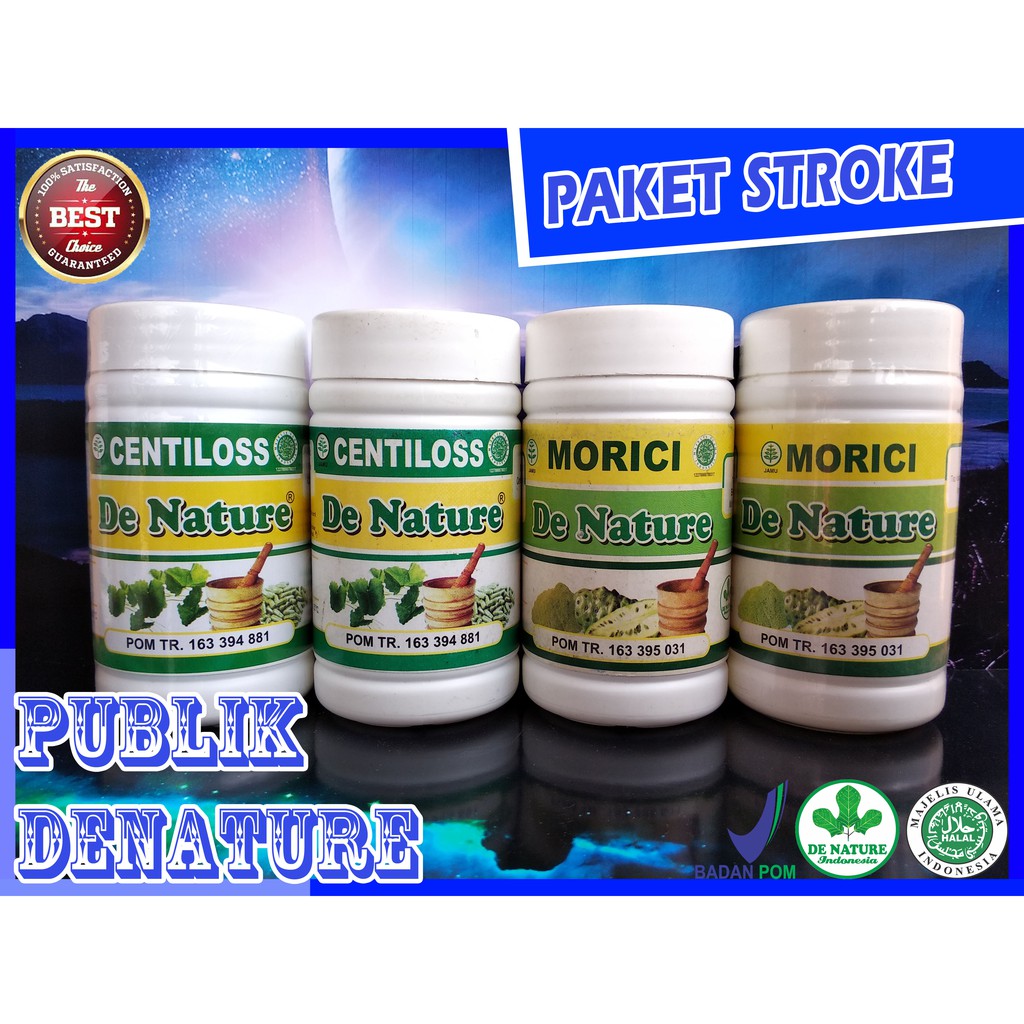 (PAKET 2 MINGGU)! Obat Stroke - Struk - Setruk - Lumpuh Sebel   ah - Anti