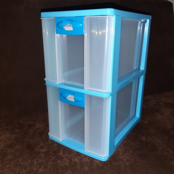 Laci Mini Susun 2 Lion Star Pressa PR 22 XL-2 Box Container Rak CD DVD Kotak Perkakas Spare Part