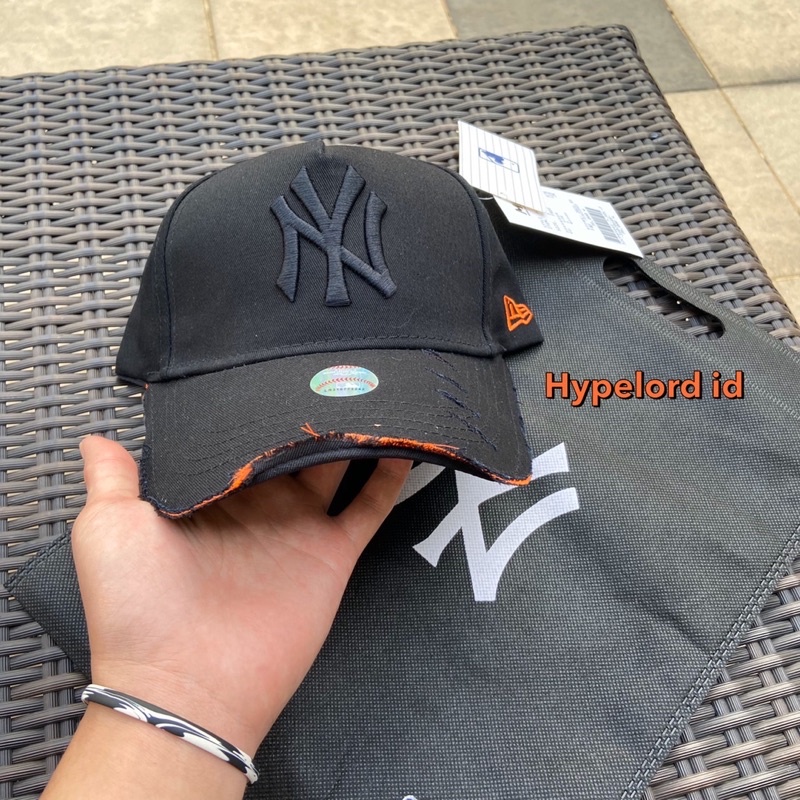 Topi NY Mlb cap Ripped Blackk