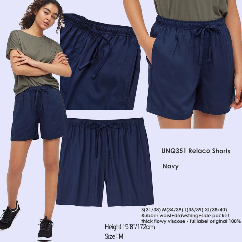 UNIQLO Celana Pendek Wanita Relaco Shorts Original Branded