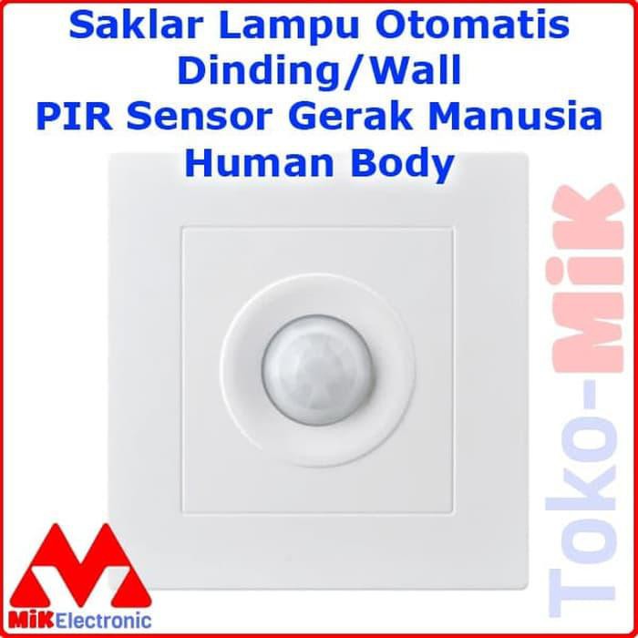 Saklar Listrik | Saklar Lampu Otomatis Pir Sensor Gerak Manusia Human Body Infrared