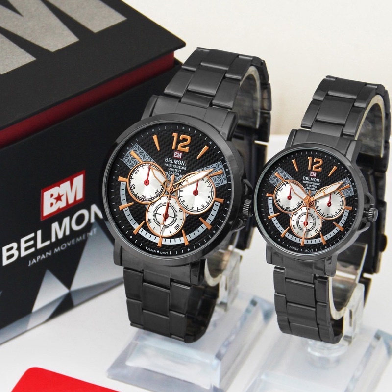 Jam Tangan Couple Rantai BELMONT BM 6009