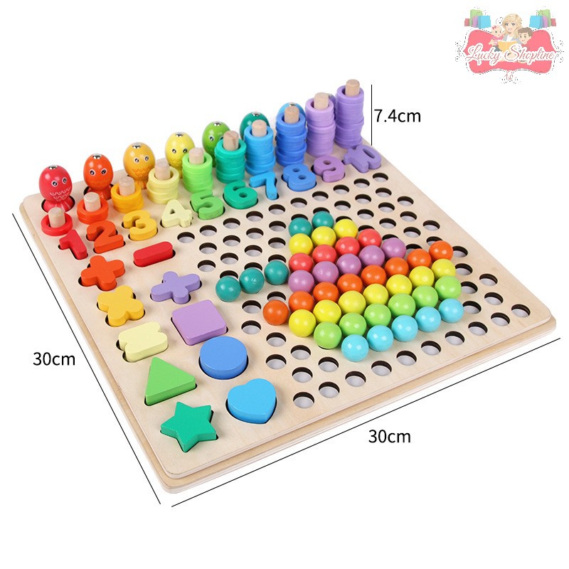 [BIG SALE] 13 in 1 multifunction beads - mainan motorik anak - mainan edukasi anak