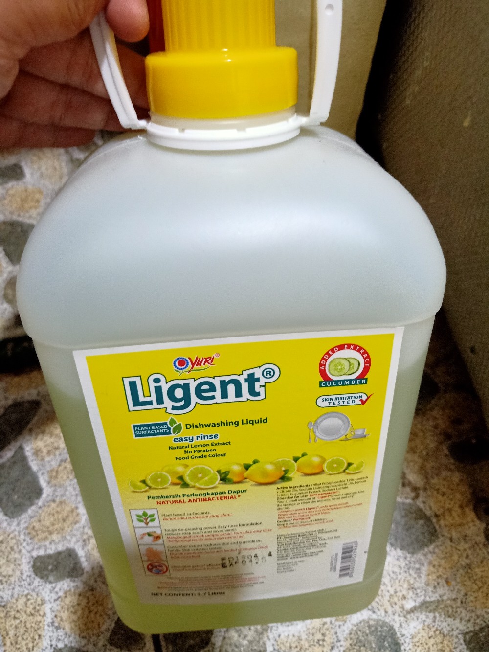 Sabun Cuci Piring Ligent 3,7 Liter