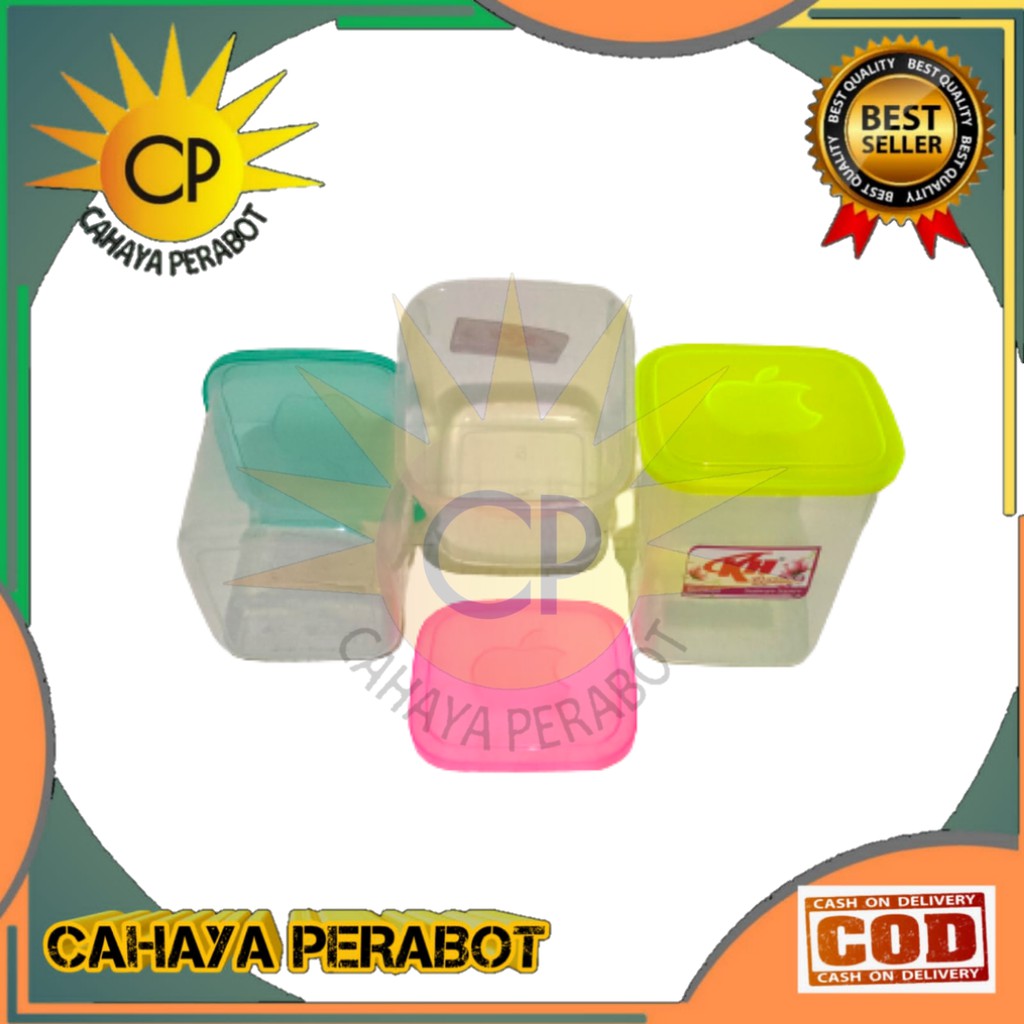 Chantique Square Sealware / Toples Murah / Toples Kotak / Sealware Plastik