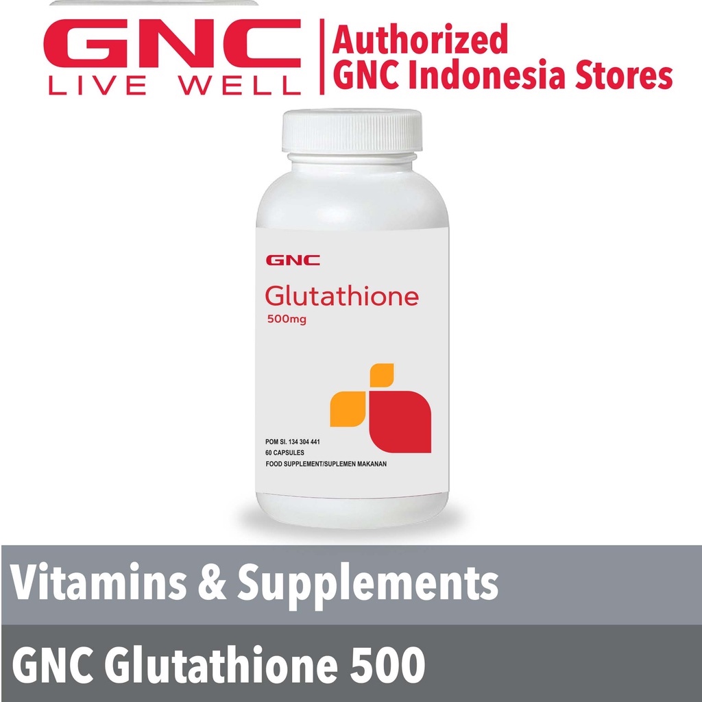 GNC Glutathione 500 - 60 kapsul (010513)