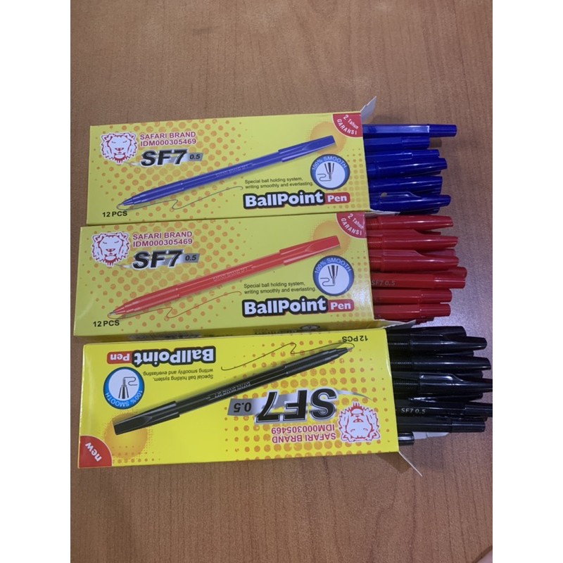 

(12pcs) Pulpen Safari SF7