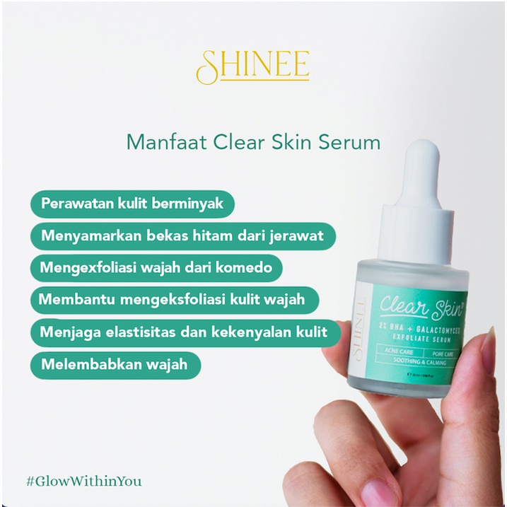 Shinee Clear Skin 2% BHA + Galactomyces Exfoliate Serum 20mL