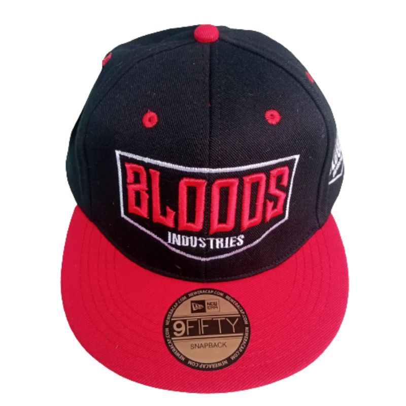 Topi Snapback Bloods Denim Premium