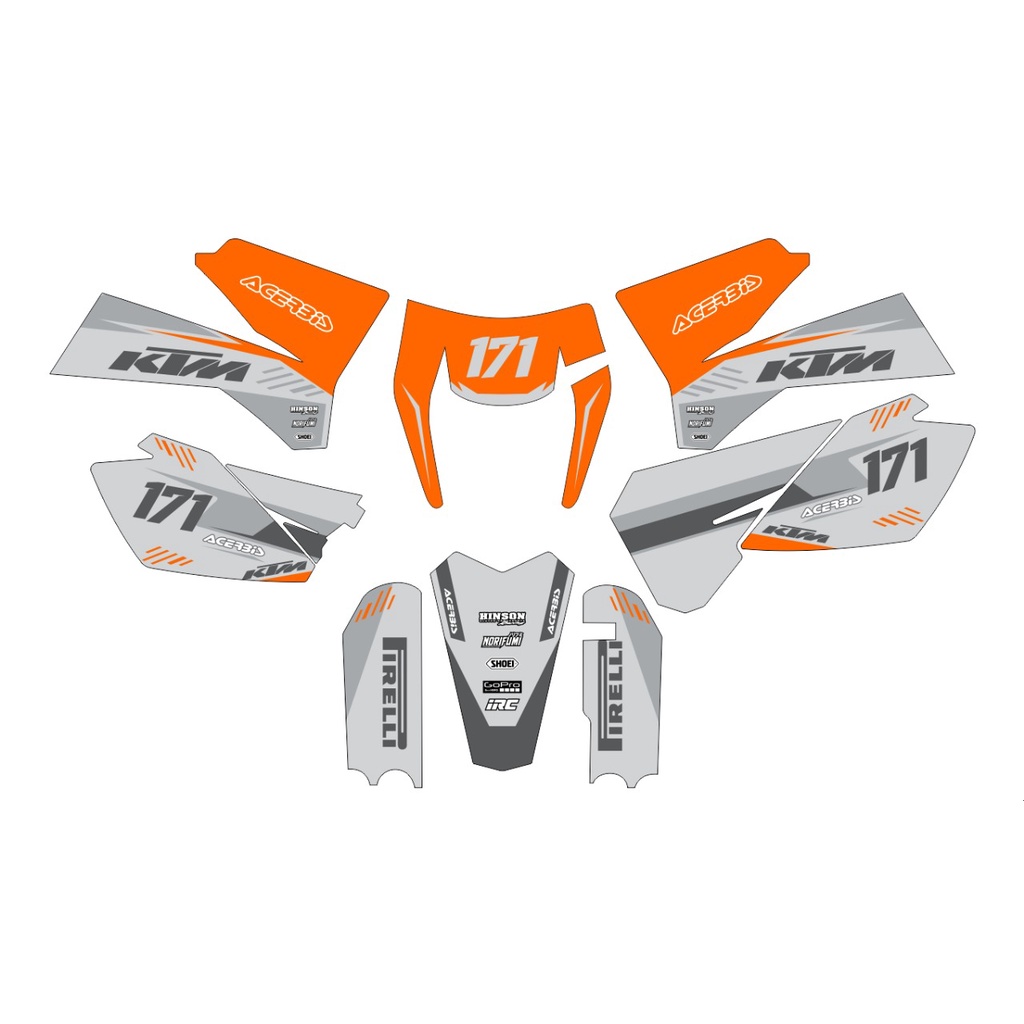 Decal KTM 85 Custom Desain - Request Konsumen