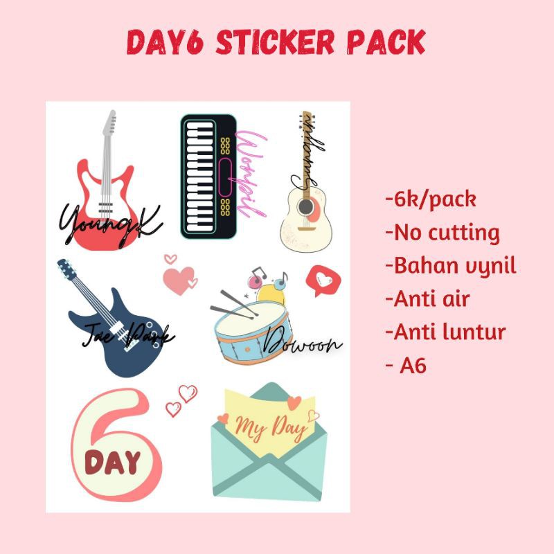 

[DAY6] Sticker Pack