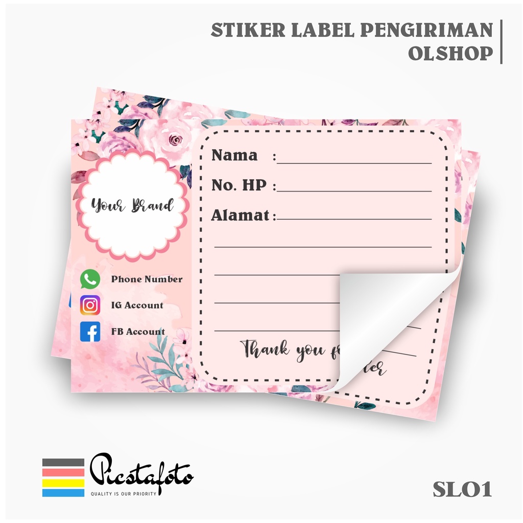 

Stiker Label Pengiriman Paket Online Shop Olshop - SLO1