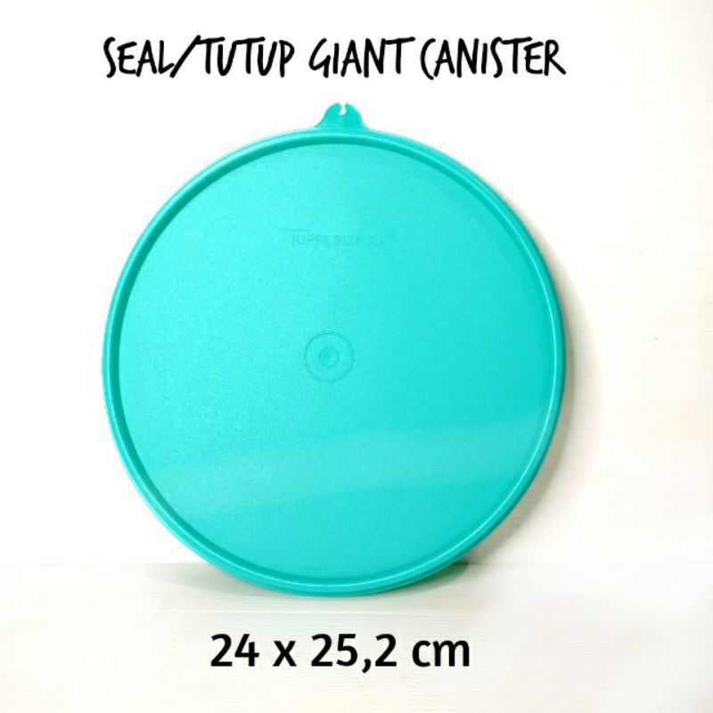 

Tuperware Seal Giant Canister Uk 8.4L Semua Seri Toples Giant