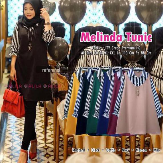 MELINDA TUNIK BY ALILA TERMURAHH 