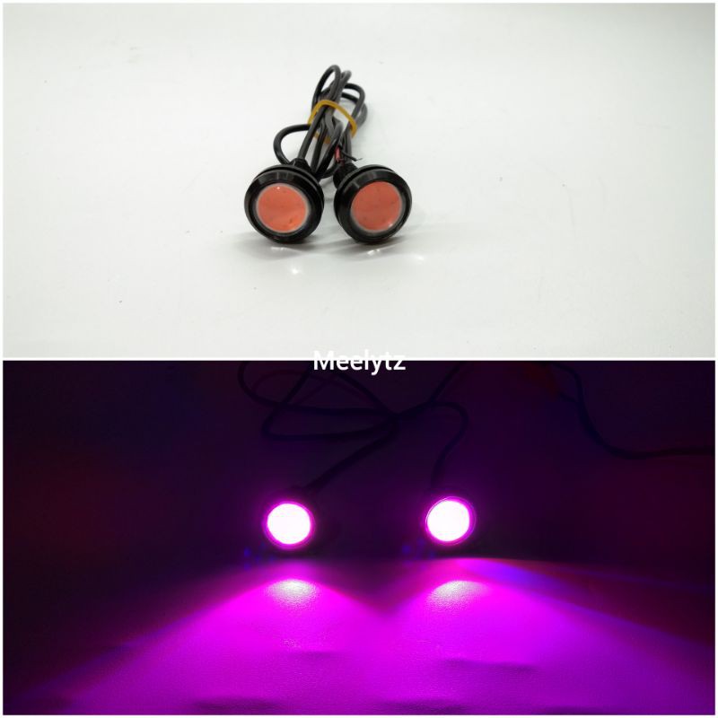Lampu LED mata elang mode diam-Ungu