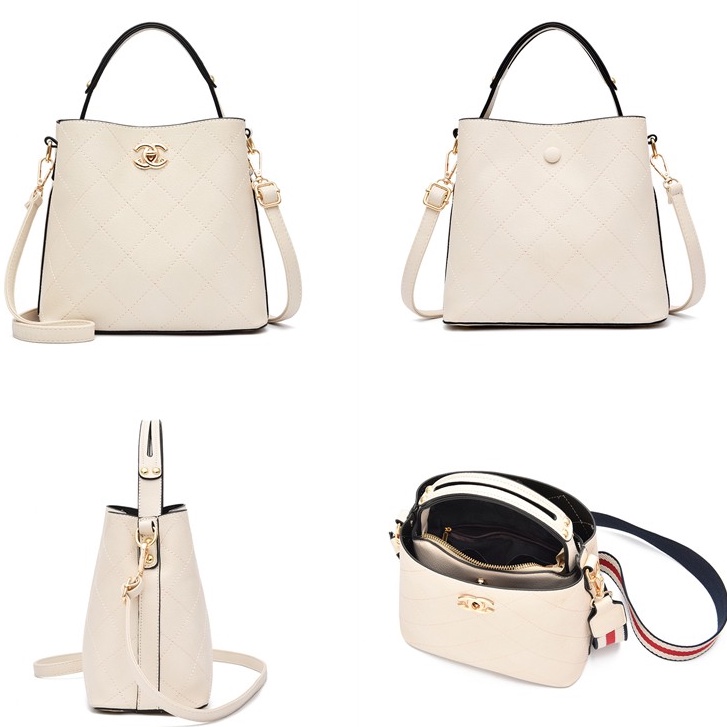 K8707 - BEIGE/BLACK/BLUE/LIGHTGRAY/PINK - TAS SLEMPANG JINJING TOTEBAG HANDBAG TAS WANITA FASHION IMPORT MODIS ELEGAN TERMURAH TERLARIS TERBARU BAGSTORE JAKARTA TAS BATAM B822 CR7273 VC85821 ZC8718 LT1424 BQ2302 EL213 B18 KPC8707