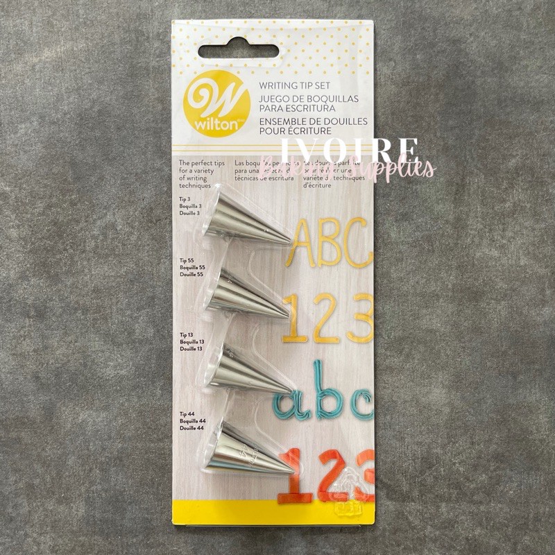 Wilton Writing Tip Set / Spuit Wilton Set