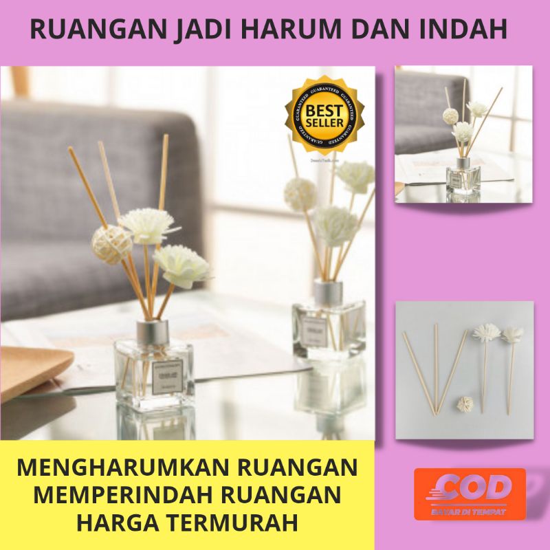 Pewangi Ruangan Aromaterapi Stik Desain Menawan Bisa COD