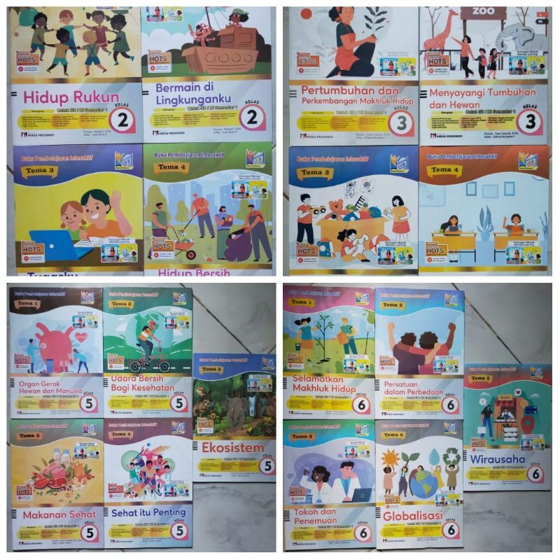 Paket LKS Tematik Semester 1 SD Kelas 2 3 5 dan 6 Kurtilas Revisi Terbaru