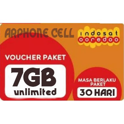 INDOSAT 7 GB UNLIMITED