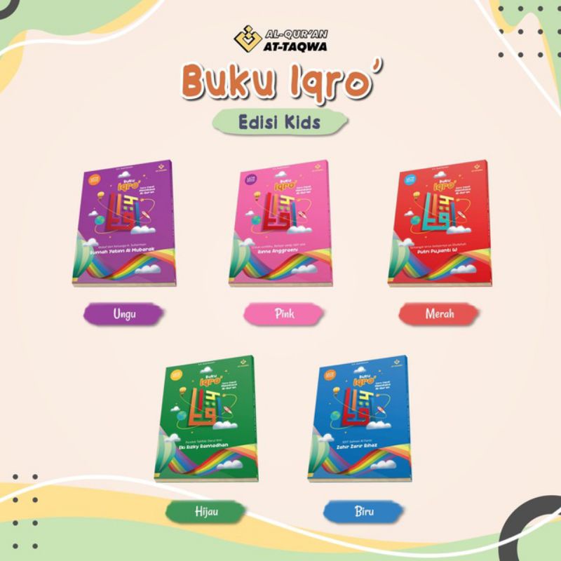 

Buku Iqro' At-Taqwa Ukuran A5 Edisi Kids