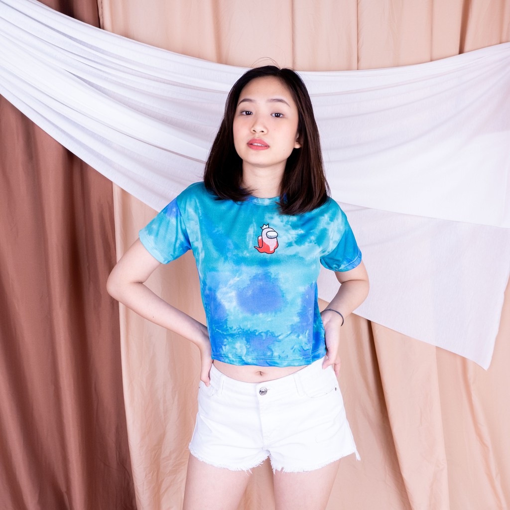 SALE!!! Tie dye T-shirt Among Us  | Atasan KAOS TIE DYE- T-shirt- among us tie dye-TOSCA