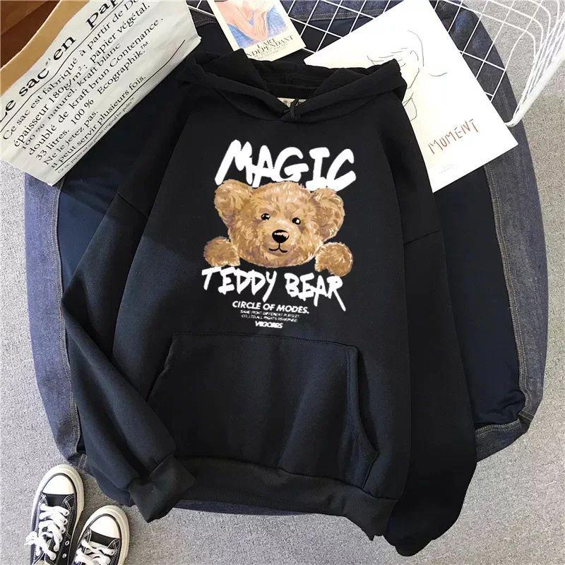 MAGIC TEDDY SIZE M - XXL HOODIE TEBAL WANITA HOODIE CEWEK - JUMPER TEBAL TERLARIS