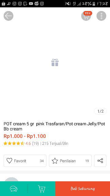 Pot Cream 5 Gr  Pink Trasfaran/pot Cream Jelly/pot Bb Cream