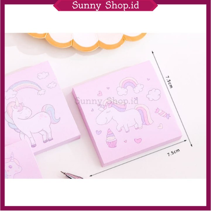

READY Noted Mini Unicorn Buku Mini Unicorn lucu SS.ID