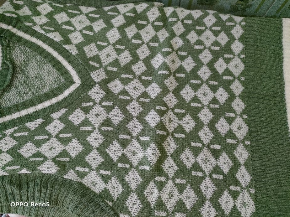 New Vest/rompi Ketupat Rajut  Korean Style Premi Get 7/ Vest Rompi Motif / Vest V-neck