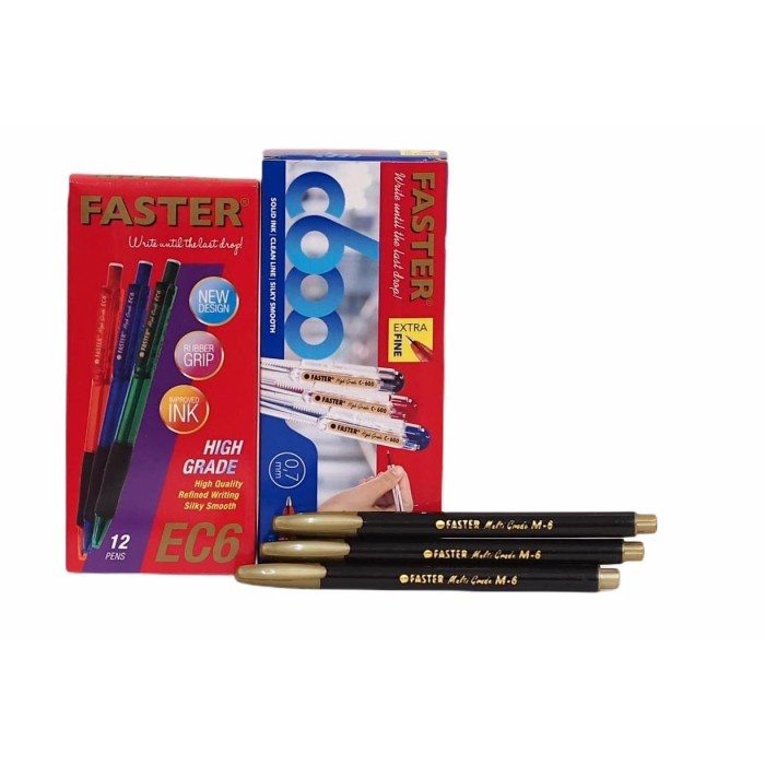 

Faster Bundling -Faster EC6 +Faster C600(black)+3pcs M6 black promo