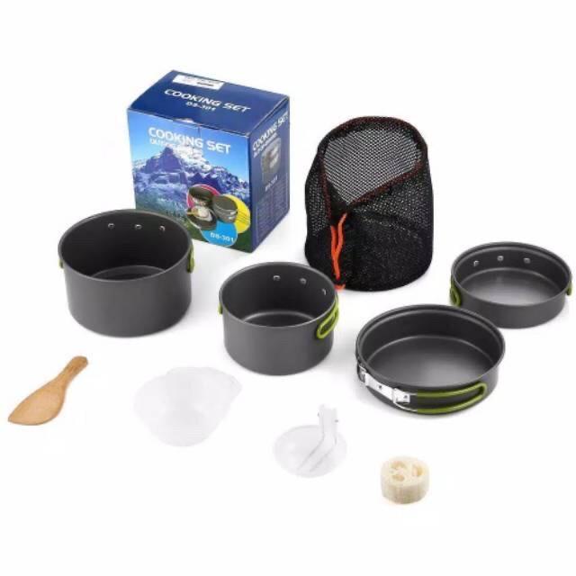 Alat Masak Camping Fullset Cooking Set DS 301 LWY Alat Masak Outdoor