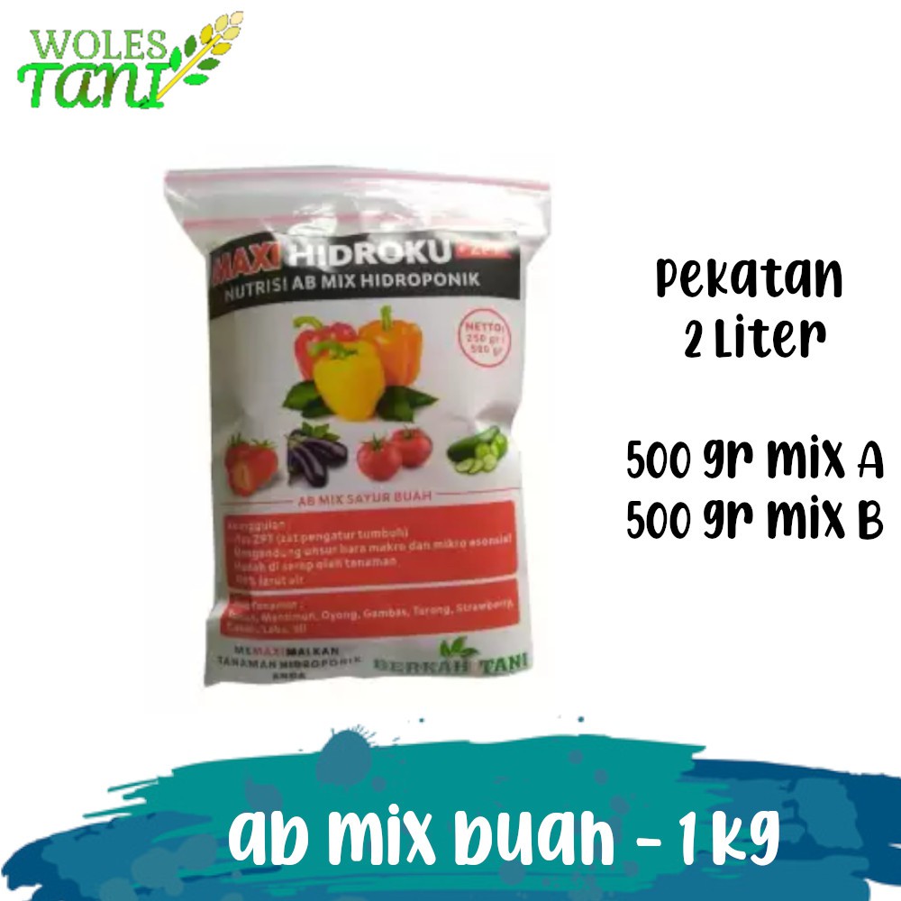 MaxiHidroku AB Mix Sayur Buah 1 Kg Pekatan 2 Liter