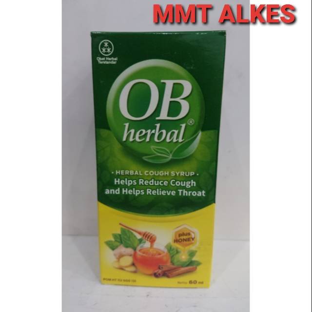 OB HERBAL PLUS MADU 60ml / OBH HERBAL / OBAT BATUK