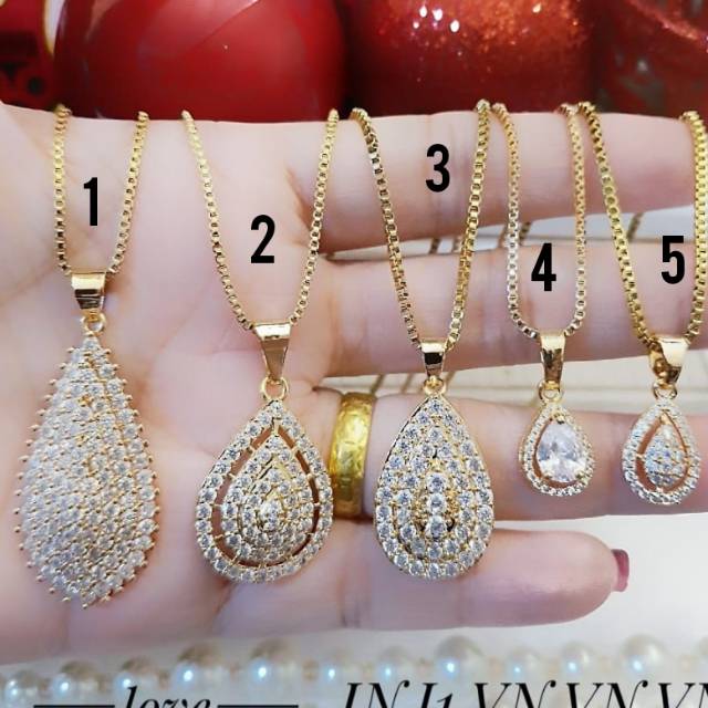 Xuping kalung lapis emas 24k 2331k