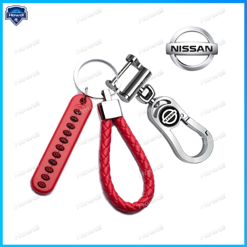 Gantungan Kunci Anti Hilang Bahan Stainless steel Dengan logo Untuk Nissan