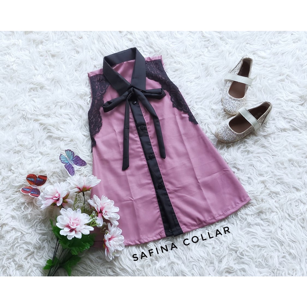 Dress Safina Collar Anak Unik/Gaun Pesta Anak/Dress Anak