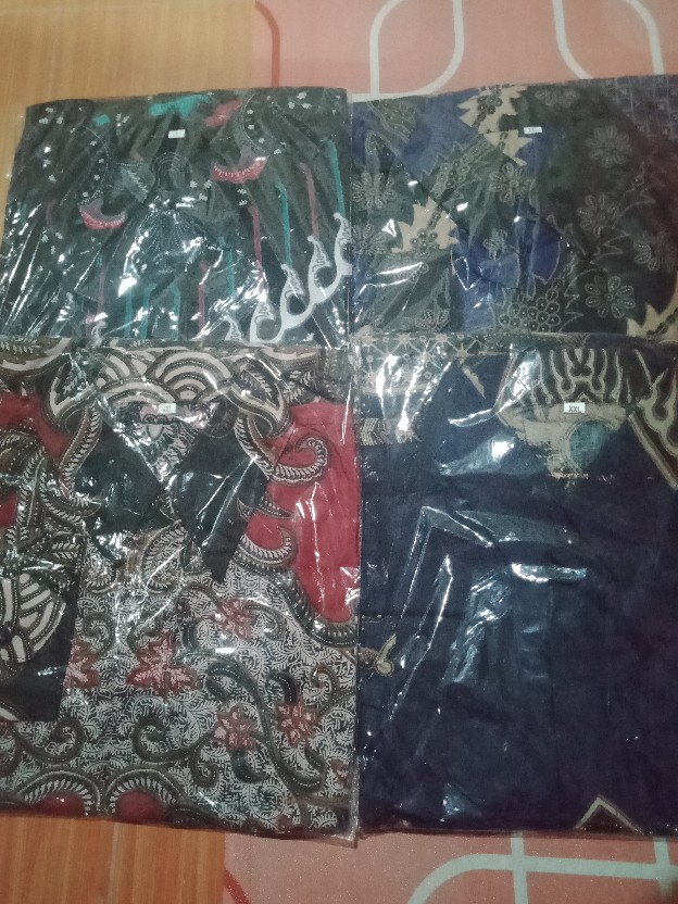 Size M L Xl Xxl Bswart Batik Hrb026 Kenongo Hem Pendek Padi Pekalongan M L Xl Batik Pria Murahh