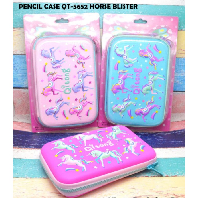

pencil case Qitong QT-5652 horse bliter