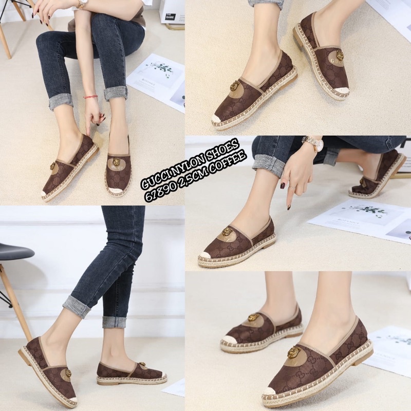FASHION NYLON FLAT SHOES  67890