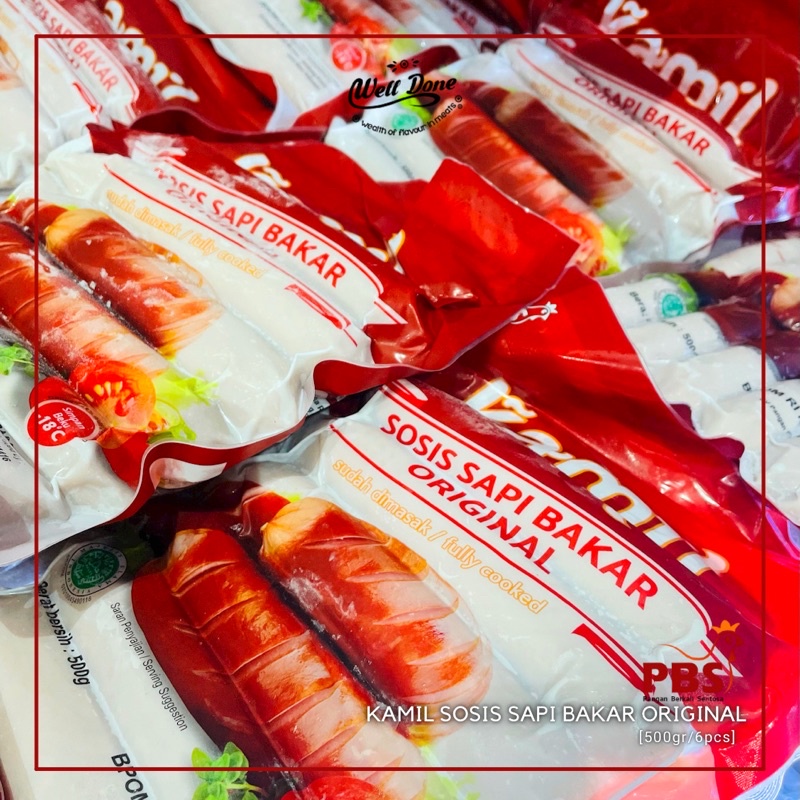 

Kamil Sosis Sapi Bakar Original Jumbo 500gr