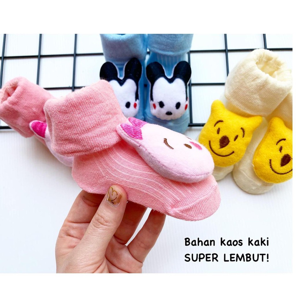 3D kaos kaki anak bayi boneka Lucu Murah lembut Bagus Terlaris Babeebabyshop