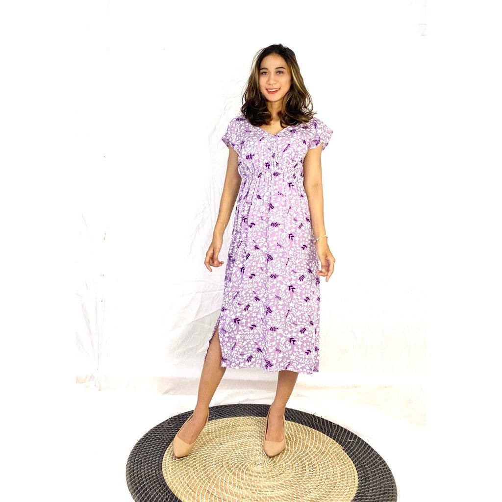 Daster Dress Manohara Bali-MN - BAILEY PLUM