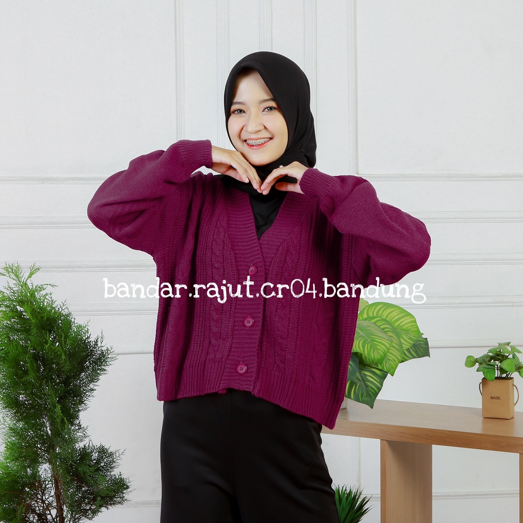 CARDY CROP ZIVA RAJUT CABLE BRANDED 7 GATE