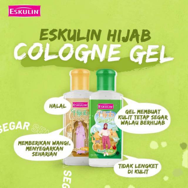 ESKULIN HIJAB COLOGNE GEL HIJAB SERIES - 100 ML