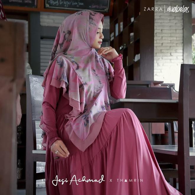 ⭐ BIG SALE KHIMAR SYARI⭐ KHIMAR ZARRA 12 ORI THAMRIN ,HIJAB SYARII JILBAB SEGIEMPAT KHIMAR