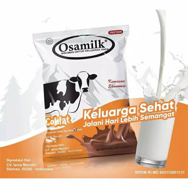 

SUSU OSAMILK COKLAT 500 GRAM