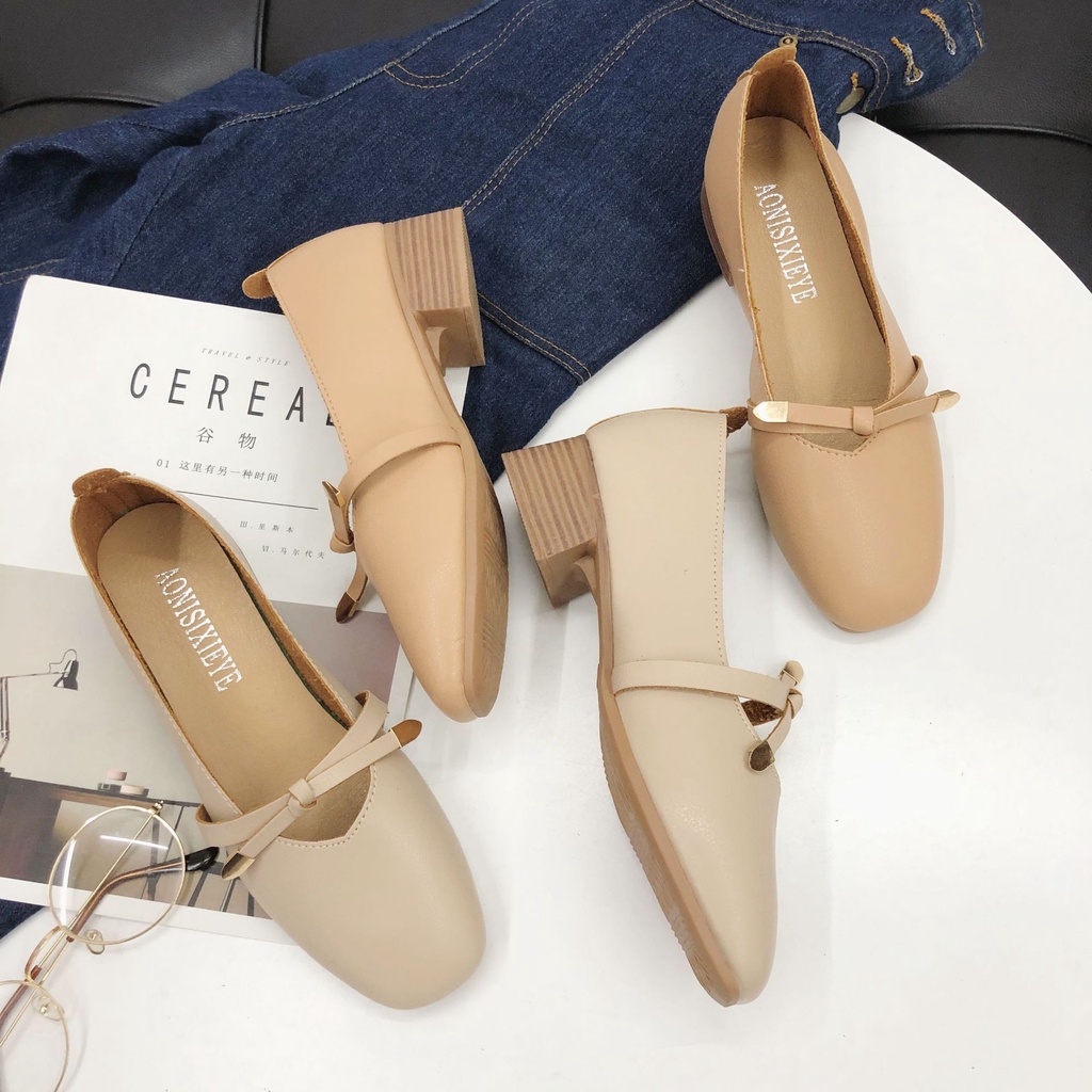 Sepatu Kerja Perempuan Hak Import Formal Sepatu Kerja Wanita Kasual Cantik Flatshoes SK-023