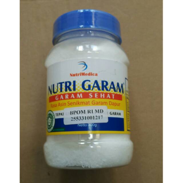 

Garam diet garam hipertensi garam kesehatan garam rendah sodium Nutrigaram isi 300gram