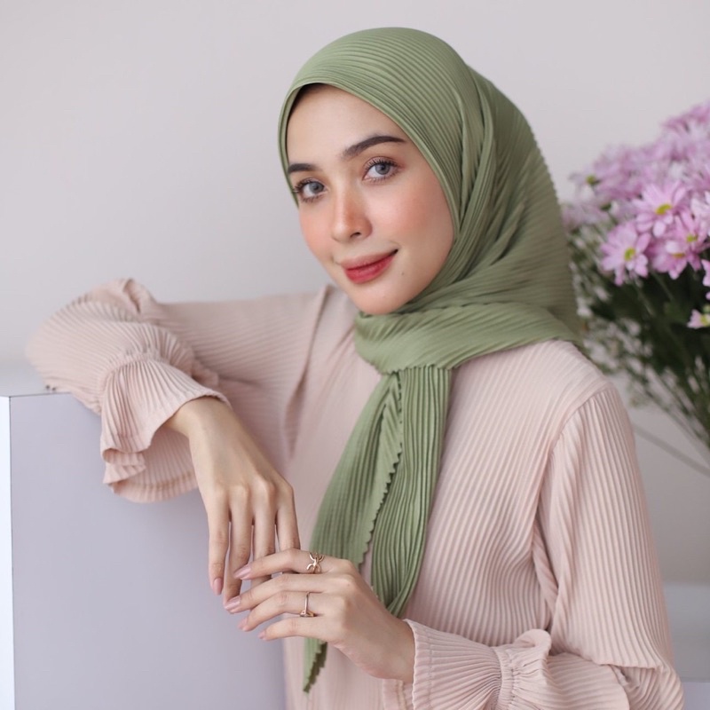 HIJAB PLISKET SQUARE / PLISKET SEGIEMPAT / HIJAB PLISKET SEGIEMPAT VOAL-3